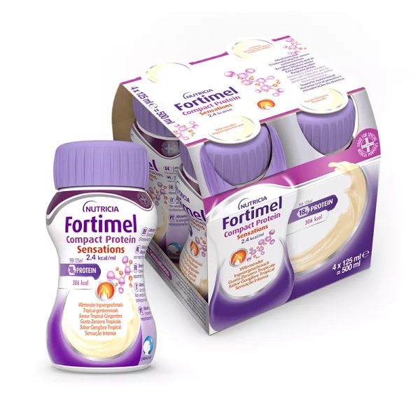 FORTIMEL COMPACT PROTEIN HOT TROPICAL ZENZERO 4 X 125 ML - Pharmaleader