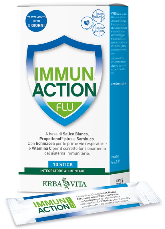 IMMUN ACTION FLU 10 STICKPACK - Pharmaleader