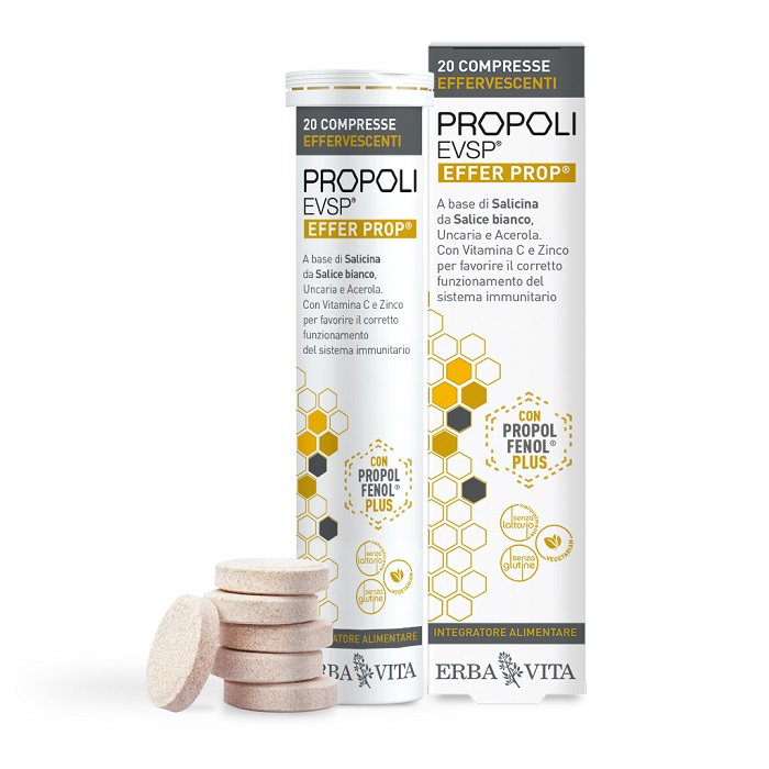 PROPOLI EVSP 20 COMPRESSE EFFERVESCENTI - Pharmaleader