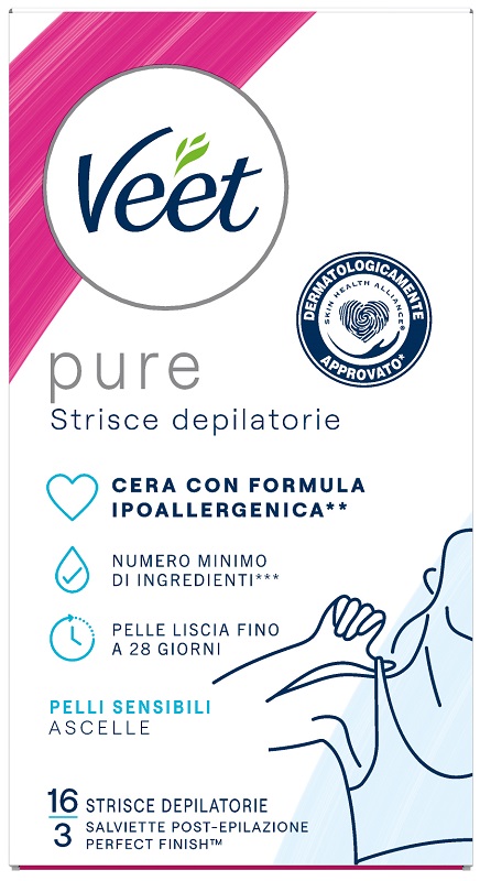 VEET STRISCE ASCELLE IPOALLERGENICHE 16 PEZZI - Pharmaleader