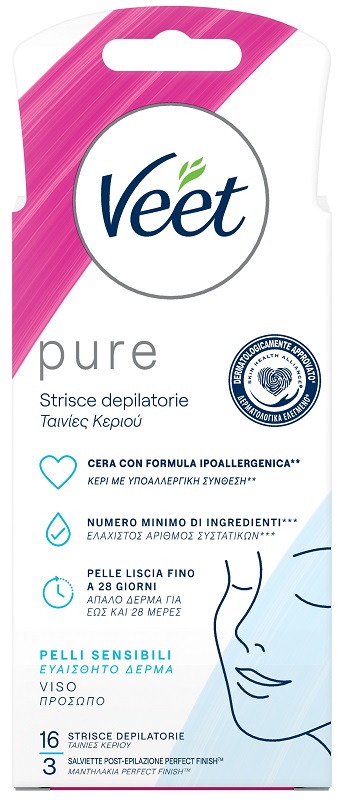 VEET STRISCE VISO IPOALLERGENICHE 16 PEZZI - Pharmaleader