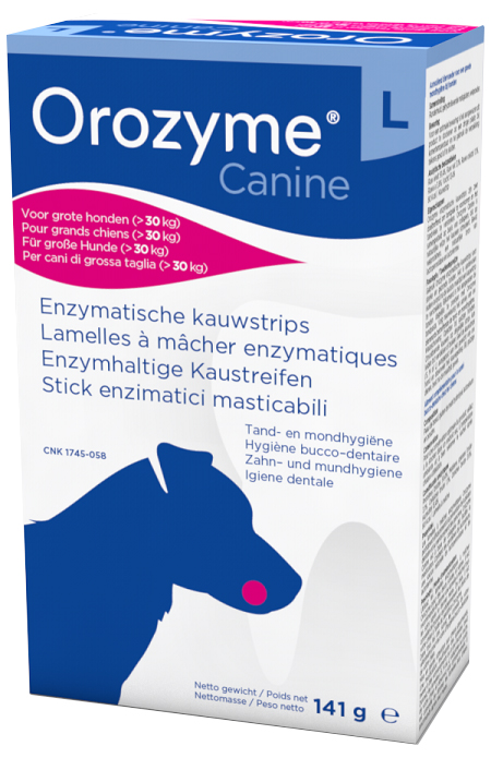 OROZYME CANINE STRISCE ENZIMATICHE MASTICABILI PER CANI DI TAGLIA GRANDE - Pharmaleader