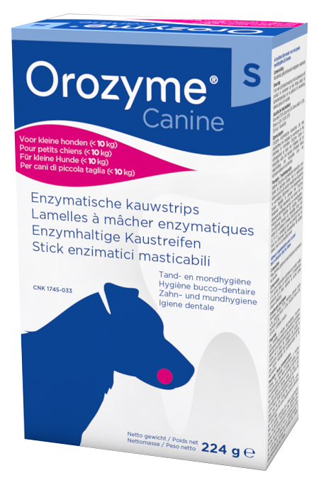 OROZYME CANINE STRISCE ENZIMATICHE MASTICABILI PER CANI DI TAGLIA PICCOLA - Pharmaleader