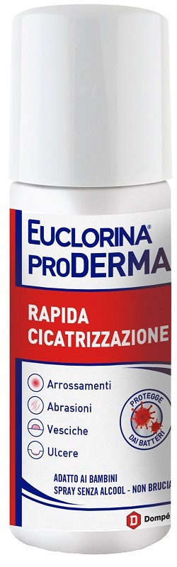 EUCLORINA PRODERMA RAPIDA CICATRIZZAZIONE SPRAY 125 ML - Pharmaleader