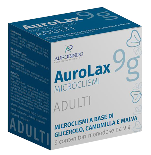 MICROCLISMI PER ADULTI AUROLAX 6 CONTENITORI 9 G - Pharmaleader