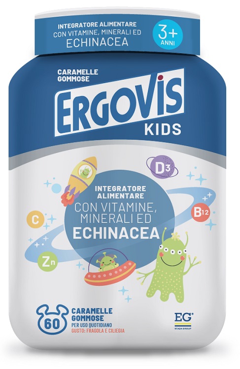 ERGOVIS KIDS 60 CARAMELLE GUSTOSE - Pharmaleader