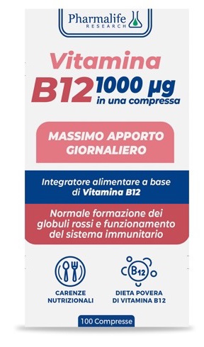 VITAMINA B12 100 COMPRESSE VITACURVEG - Pharmaleader