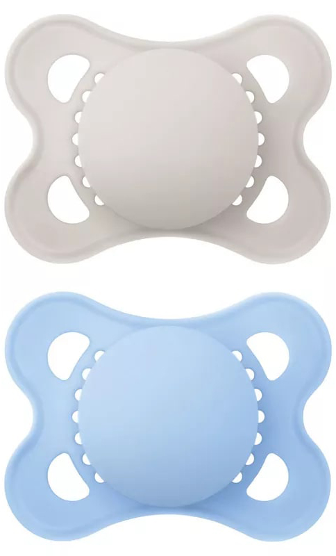 MAM SUCCHIETTO ORIGINAL 2-6 MESI SILICONE MASCHIO 2 PEZZI - Pharmaleader