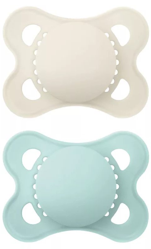 MAM SUCCHIETTO ORIGINAL 2-6 MESI SILICONE NEUTRO 2 PEZZI - Pharmaleader