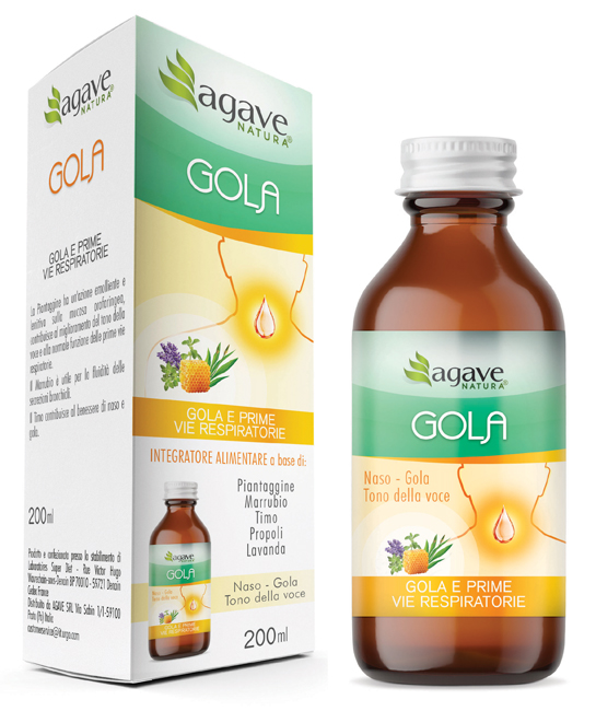 AGAVE NATURA SCIROPPO GOLA 200 ML - Pharmaleader