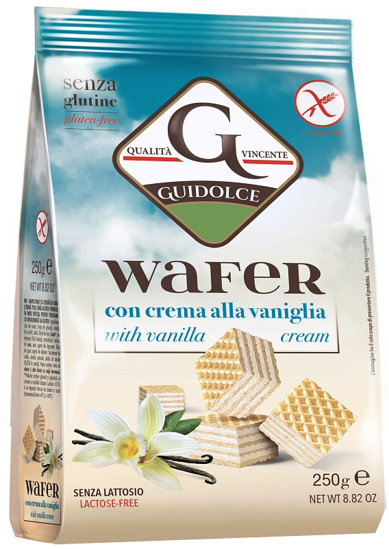 WAFER CON CREMA ALLA VANIGLIA 250 G - Pharmaleader