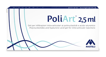 SIRINGA INTRA-ARTICOLARE PRERIEMPITA POLIART 2,5ML POLINUCLEOTIDI 10MG/ML E ACIDO IALURONICO 10MG/ML 2,5 ML - Pharmaleader