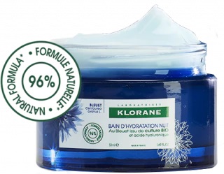 KLORANE CREMA IDRATANTE NOTTE FIORDALISO ACIDO IALURONICO 50 ML - Pharmaleader
