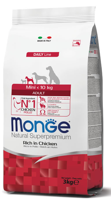 MONGE DOG MINI ADULT 3 KG - Pharmaleader