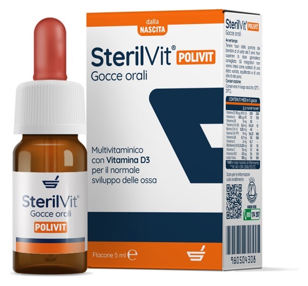 STERILVIT POLIVIT GOCCE 5 ML - Pharmaleader
