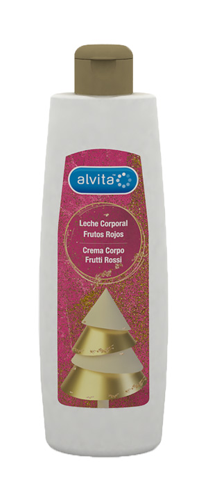 ALVITA CREMA CORPO NATALE FRUTTI ROSSI 400 ML - Pharmaleader