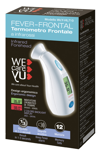 TERMOMETRO FRONTALE WECAREYU FEVER FRONTAL 1 PEZZO - Pharmaleader