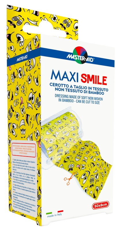 CEROTTO A TAGLIO MASTER-AID MAXI SMILE TNT 50 X 8 CM - Pharmaleader
