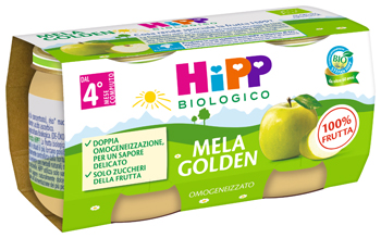 HIPP BIO OMOGENEIZZATO MELA GOLDEN 2 X 80 G - Pharmaleader