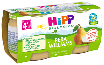 HIPP BIO OMOGENEIZZATO PERA WILLIAMS 2 X 80 G - Pharmaleader
