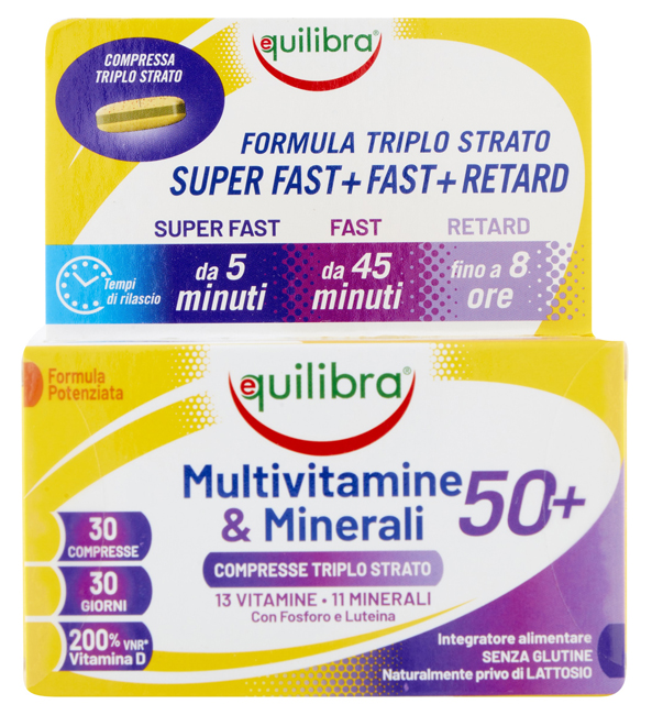 MULTIVITAMINE&MINERALI 50+ 30 COMPRESSE - Pharmaleader