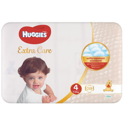 HUGGIES EXTRA CARE GRANDE 4 38 PEZZI - Pharmaleader