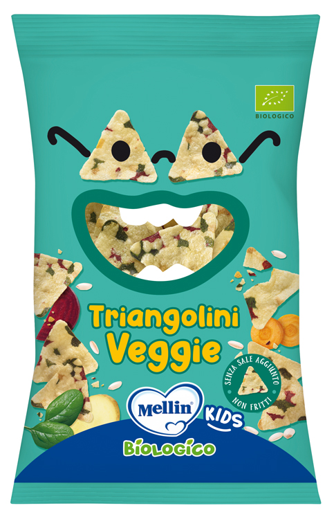 MELLIN SNACK BIO TRIANGOLINI VEGGIE 30 G - Pharmaleader