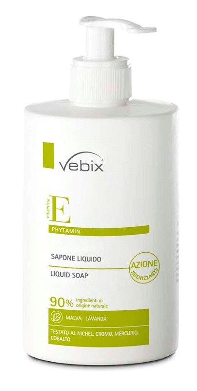VEBIX PHYTAMIN SAPONE MANI AZIONE IGIENIZZANTE 500 ML - Pharmaleader