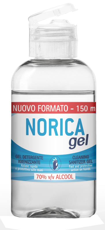 NORICA GEL DETERGENTE IGIENIZZANTE 70% ALCOOL 150 ML - Pharmaleader