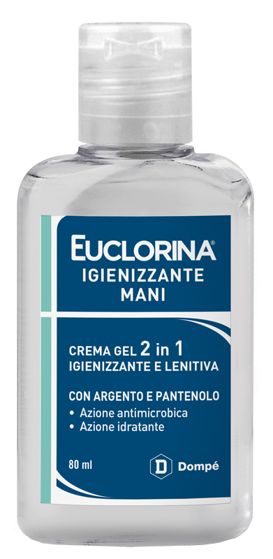 EUCLORINA IGIENIZZANTE MANI CREMA GEL 80 ML - Pharmaleader