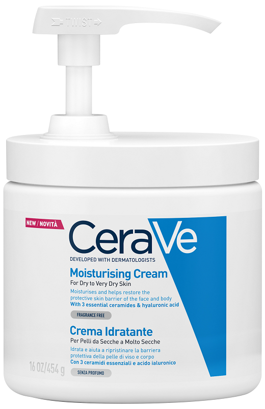 CERAVE CREMA IDRATANTE PER PELLI DA SECCHE A MOLTO SECCHE 454 G PUMP - Pharmaleader