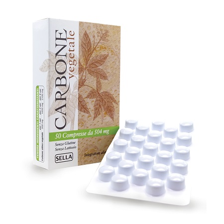 CARBONE VEGETALE 50 COMPRESSE - Pharmaleader