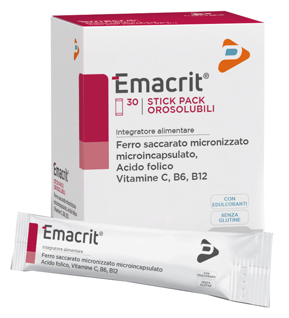 EMACRIT OROSOLUBILE 30 STICK PACK  - Pharmaleader
