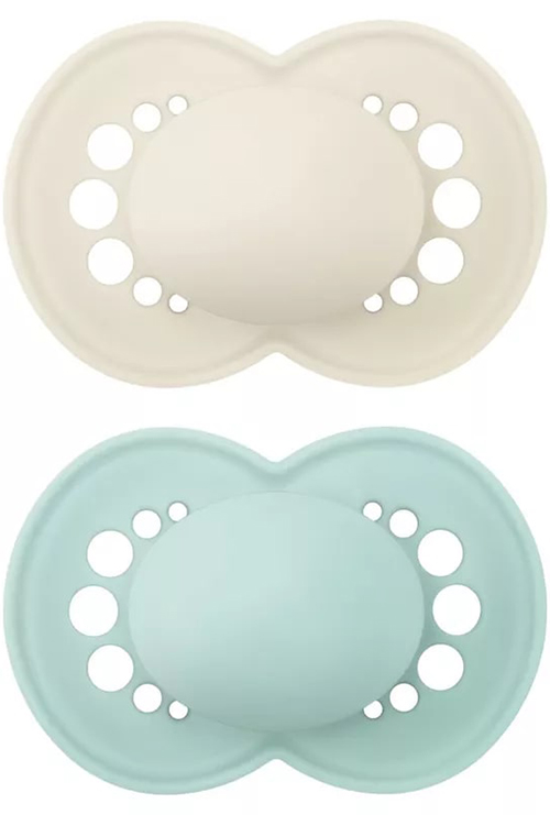MAM SUCCHIETTO ORIGINAL NIGHT 16+ SILICONE NEUTRO 2 PEZZI - Pharmaleader