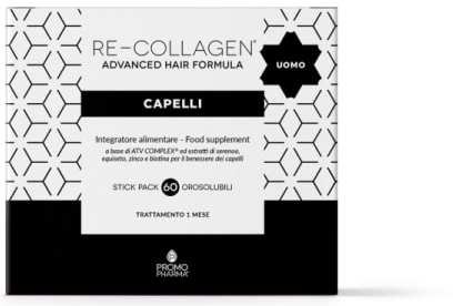 RE-COLLAGEN UOMO CAPELLI 60 STICK - Pharmaleader