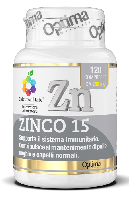 COLOURS OF LIFE ZINCO 15 120 COMPRESSE - Pharmaleader