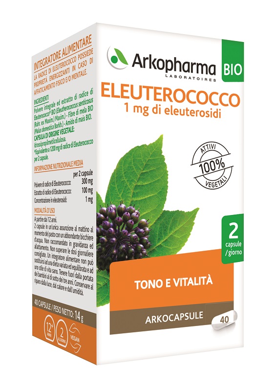 ARKOCAPS ELEUTEROCOCCO BIO 40 CAPSULE - Pharmaleader