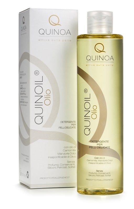 QUINOA QUINOIL OLIO DETERGENTE PER PELLI DELICATE 200 ML - Pharmaleader