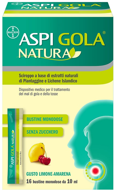 ASPI GOLA NATURA 16 BUSTINE MONODOSE DA 10 ML - Pharmaleader