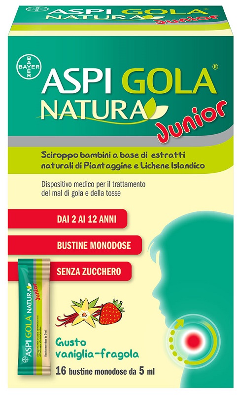 ASPI GOLA NATURA JUNIOR 16 BUSTINE MONODOSE DA 5 ML - Pharmaleader