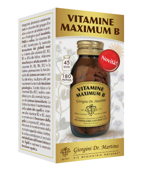 VITAMINE MAXIMUM B 180 PASTIGLIE - Pharmaleader