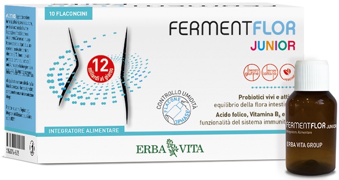 FERMENTFLOR JUNIOR 10 FLACONCINI - Pharmaleader