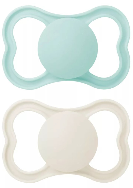 MAM AIR SUCCHIETTO 16+ MESI SILICONE NEUTRO 2 PEZZI - Pharmaleader