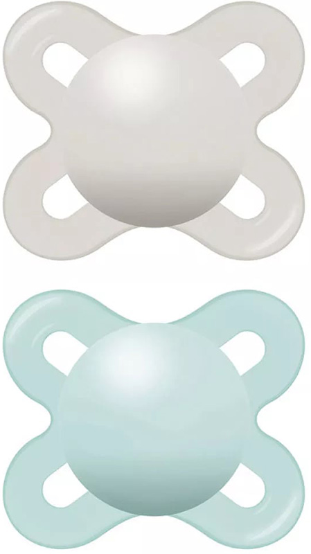 MAM SUCCHIETTO ORIGINAL START 0-2 MESI SILICONE NEUTRO 2 PEZZI - Pharmaleader