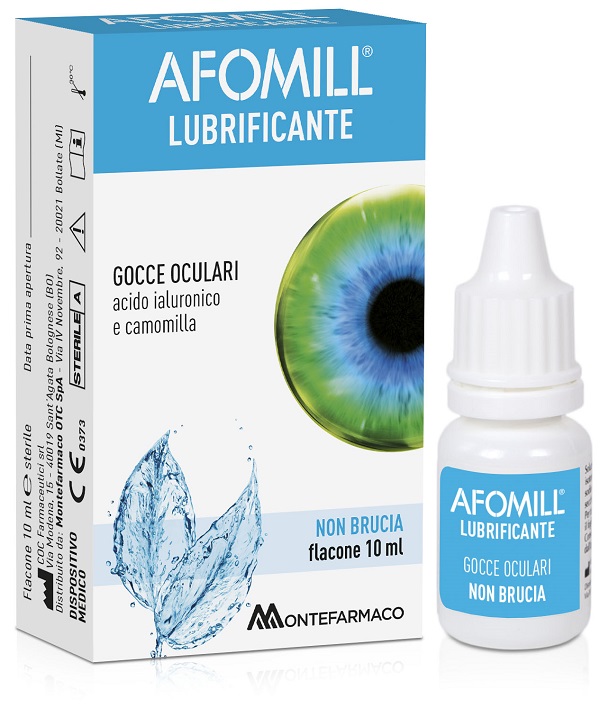 AFOMILL LUBRIFICANTE GOCCE OCULARI 10 ML - Pharmaleader