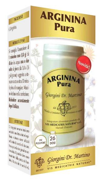 ARGININA PURA POLVERE SOLUBILE 100 G - Pharmaleader