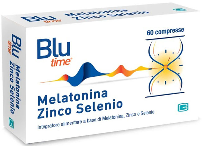 BLU TIME MELATONINA/ZINCO/SELENIO COMPRESSE - Pharmaleader