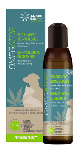 OMEGATOP OLIO SHAMPOO DERMATOLOGICO 200 ML - Pharmaleader
