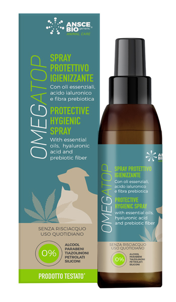 OMEGATOP SPRAY IGIENIZZANTE PROTETTIVO 150 ML - Pharmaleader