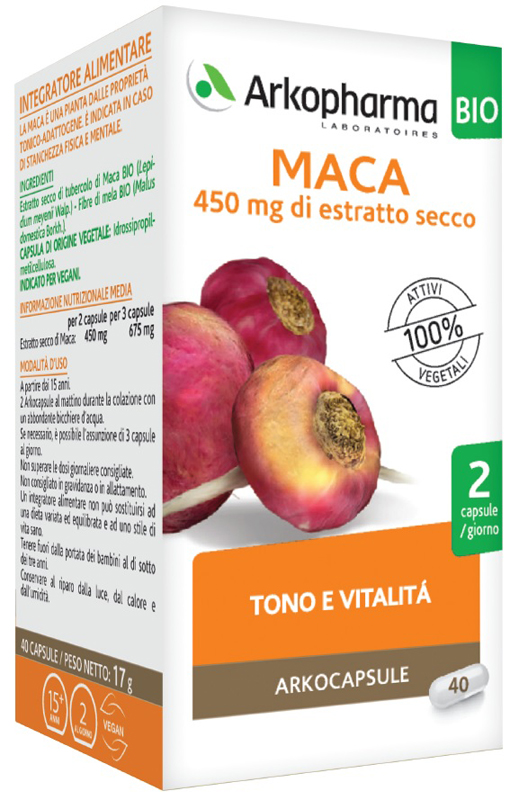 ARKO CAPSULE MACA BIO 40 CAPSULE - Pharmaleader
